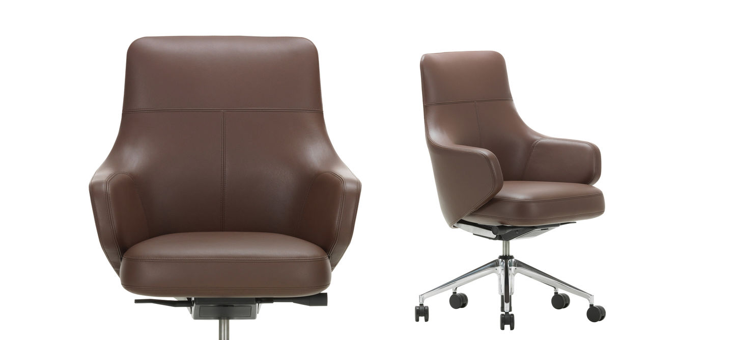 办公椅|现代真皮会议椅|办公家具|设计师家具|Grand 中班椅